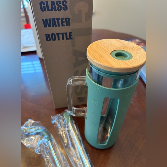 Glass Water Bottle - Picture 2 of 5